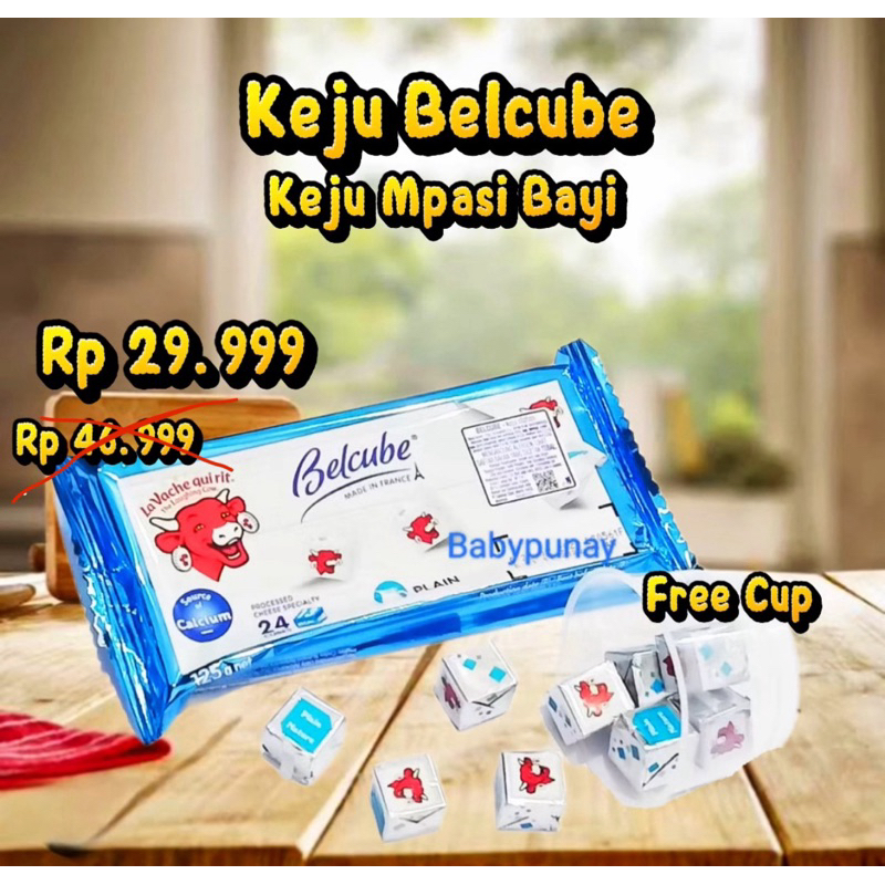

BELCUBE PLAIN KEJU MPASI BAYI ECER | Keju Mpasi | Keju Bayi | Makanan Bayi | Keju baby | mpasi bayi | keju belcube