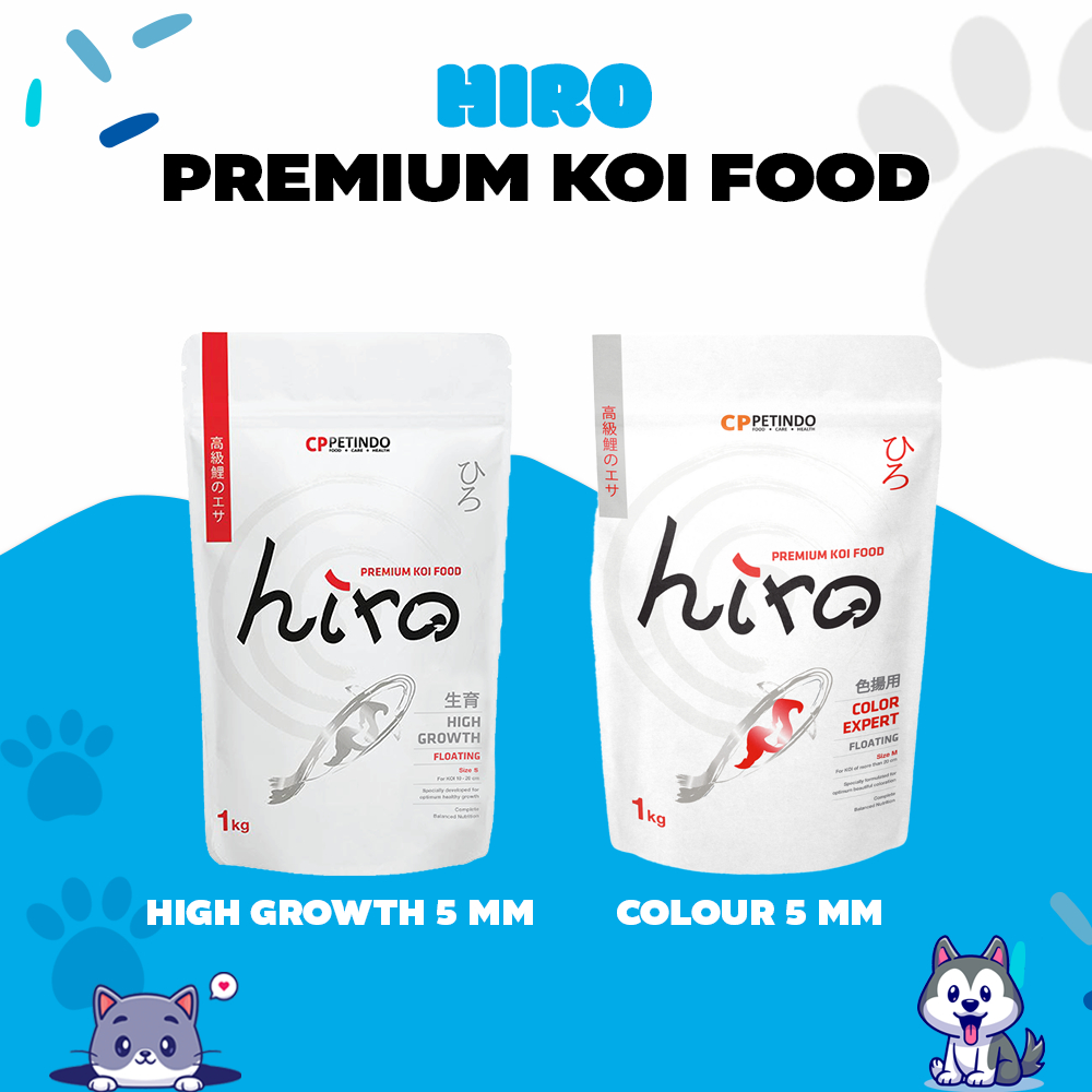 HIRO KOI SERIES 5mm 1 KG - Pakan ikan