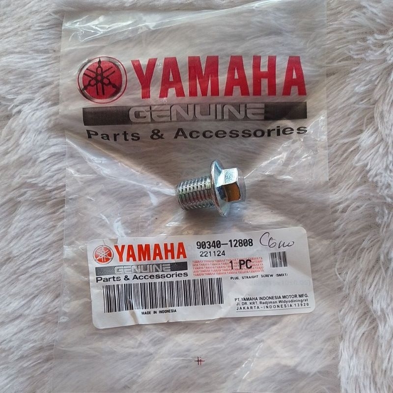 Baut tap oli jupiter vega mio beat vario 125 90340-12808 100% ori YAMAHA