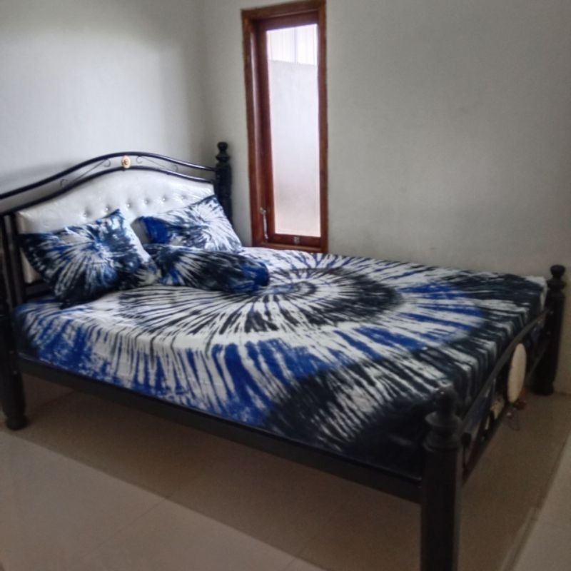 Sprei jumputan halus/sprei batik pekalongan/sprei jumputan sol prosen