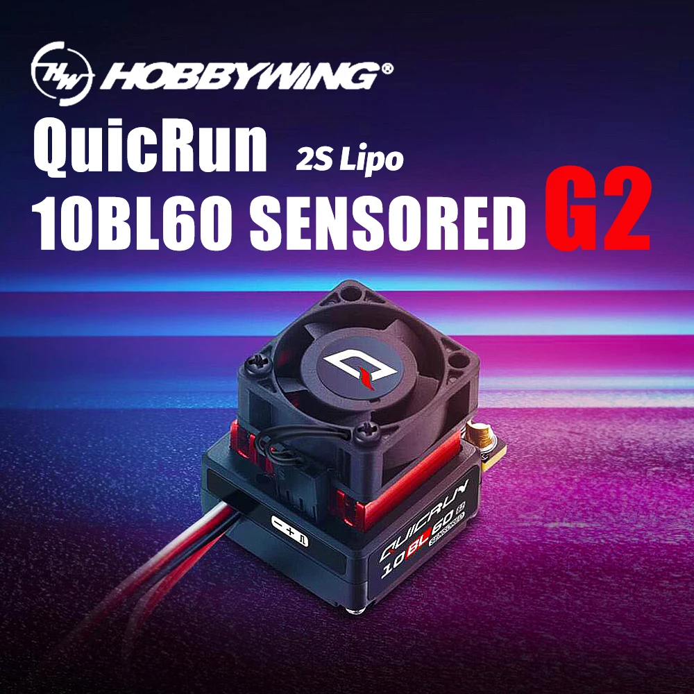 Promo Hobbywing Quicrun 10Bl60 G2 Sensored T Plug Esc Brushless For Rc Car 1/10 Rc Drift Rc Buggy