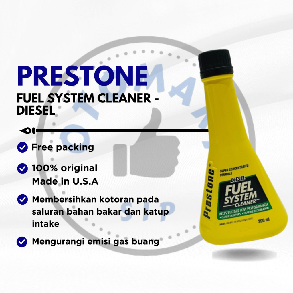 Prestone Diesel Fuel System Cleaner - Pembersih Injektor Solar