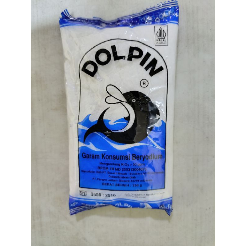 

Dolpin Garam Dapur 250 Gram Plastik
