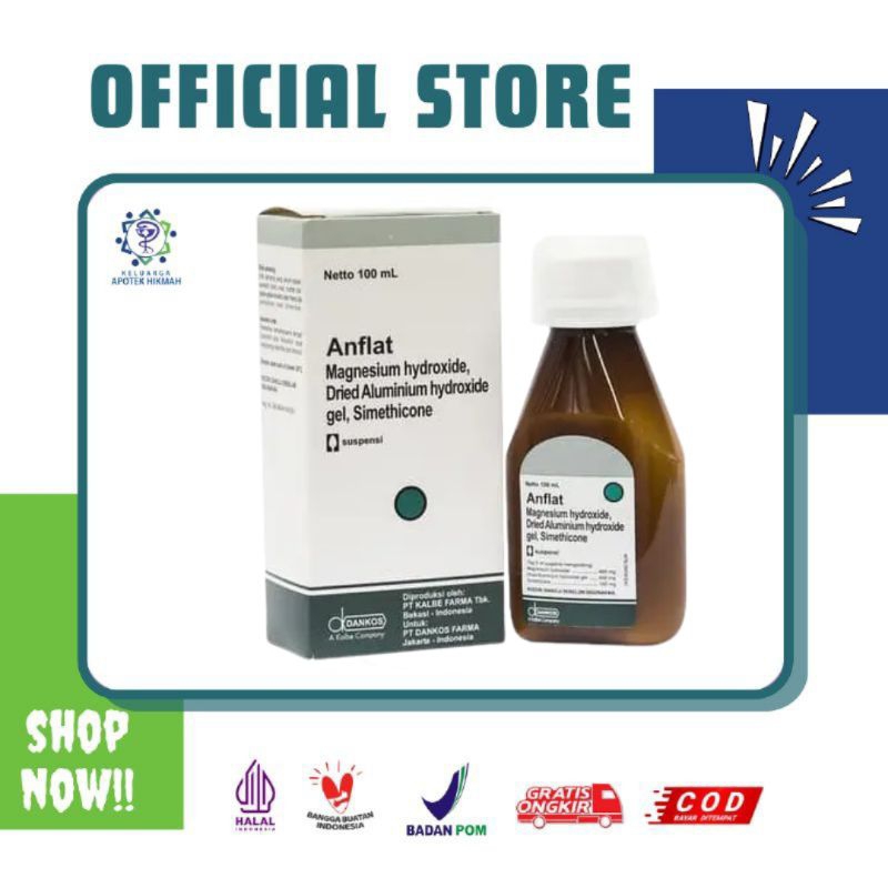 Anflat syrup tablet atasi masalah kesehatan pencernaan lambung maag