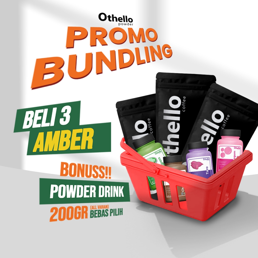 Othello Promo Paket Bundling Amber Free Powder Drink