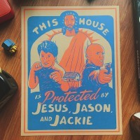 

Jesus, Jason, and Jackie - Art Print / Poster
