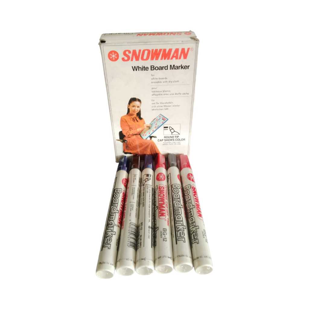 

Spidol Snowman White BoardMarker BG 12