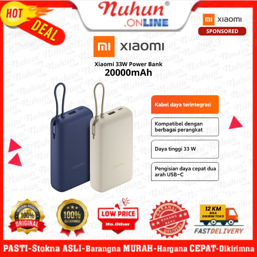 Xiaomi 33W Power Bank 20000mAH