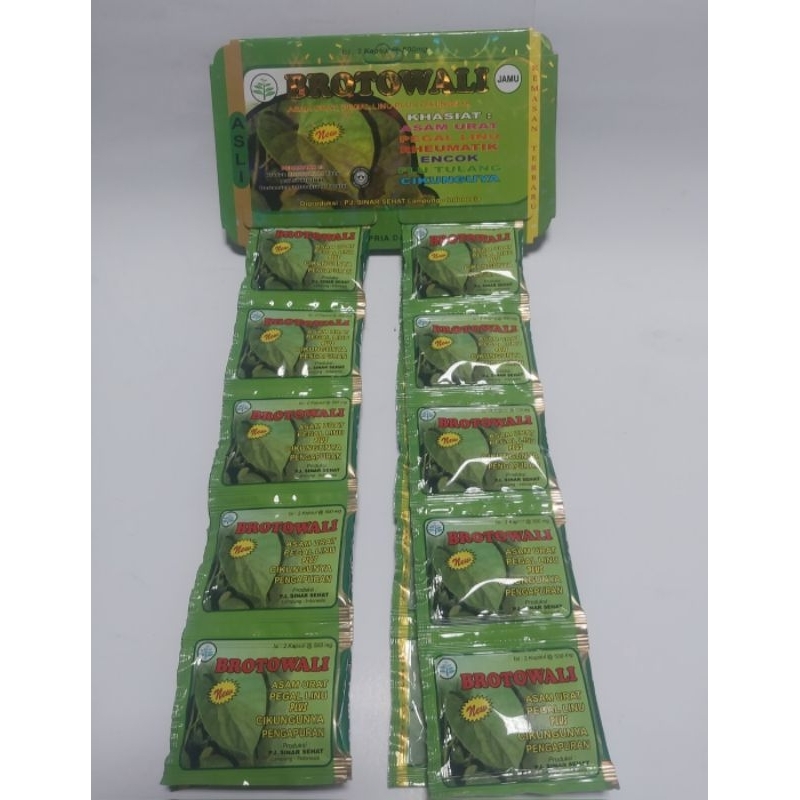 BROTOWALI JAMU HERBAL ASAM URAT, PEGAL LINU, PLUS CIKUNGUNYA