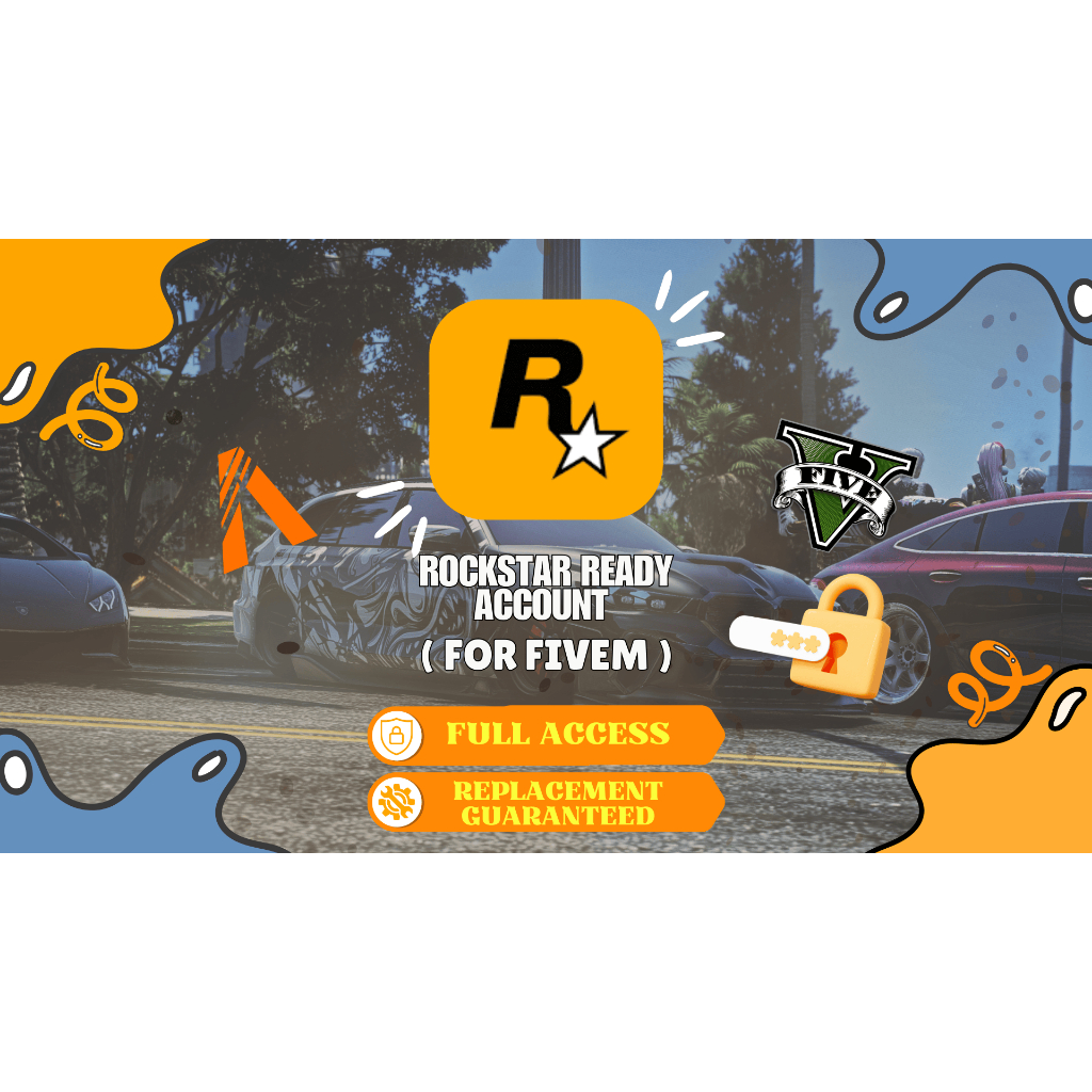 Fivem Account | Akun Rockstar | GTA V Social Club | Fresh | Private 100%