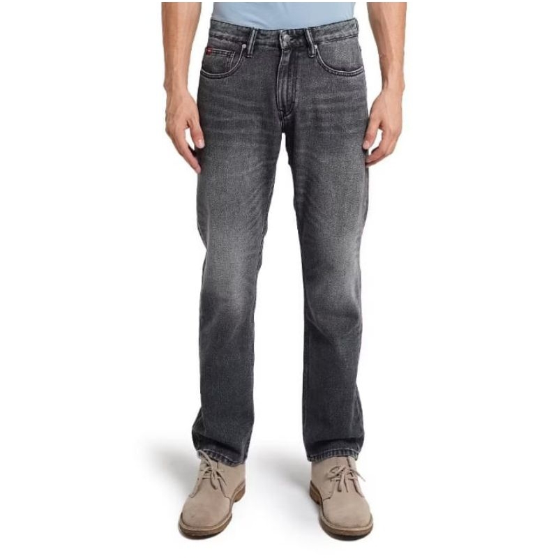 Lee Cooper Tapered Fit Jeans Arthur Worn Medium Black