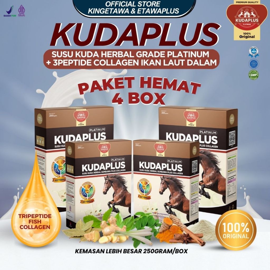 

Susu Kuda Pure Horse 100% Original dari Sumbawa Cepat Atasi Sesak Nafas dan Nyeri Sendi Paket 4 Box