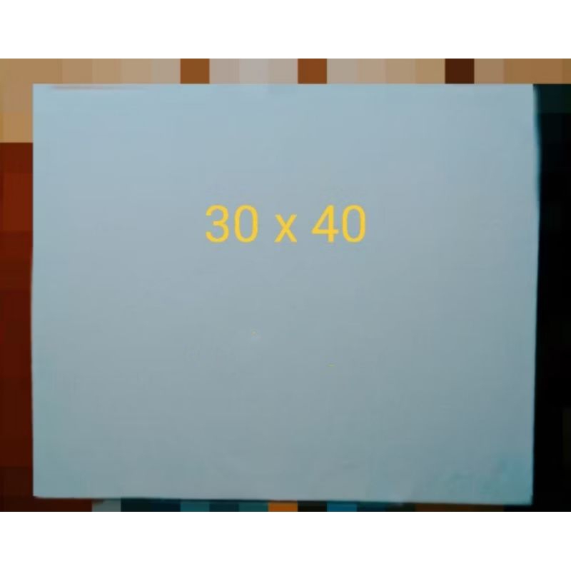 

KANVAS 30 X 40 / KANVAS LUKIS PUTIH POLOS UKURAN A 4