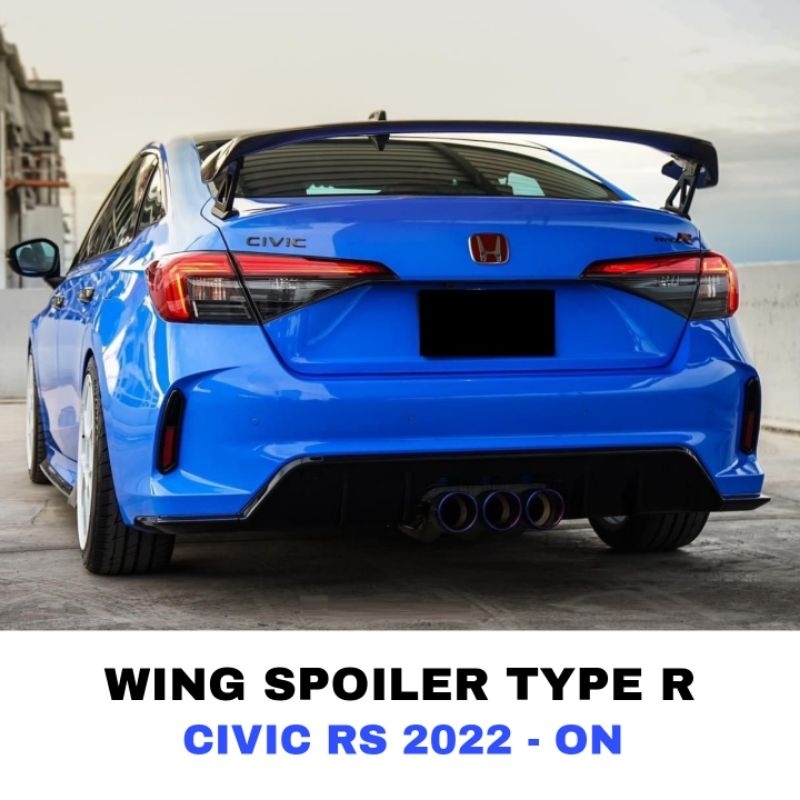 WING REAR SPOILER HONDA CIVIC RS 2022 - 2025 MODEL TYPE R