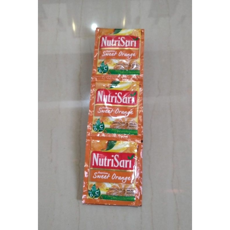 

NUTRISARI AMERICAN SWEET ORANGE - PAKET 5 SACHET