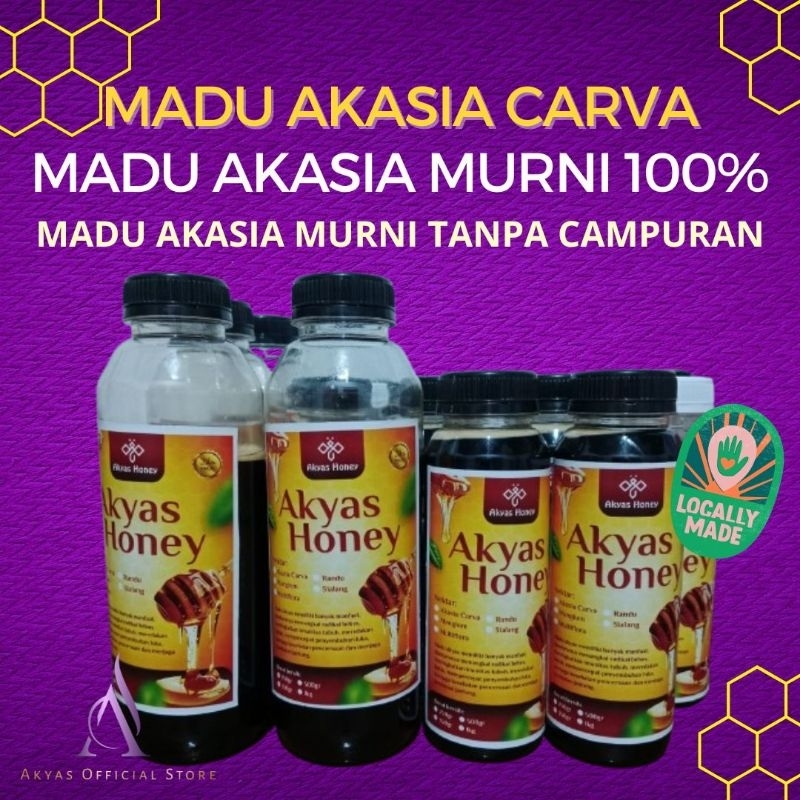 

AKYAS HONEY || MADU AKASIA CARVA Madu murni tanpa campuran