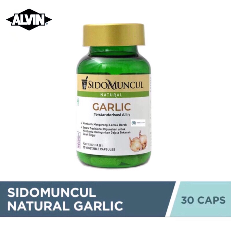 

Sidomuncul Garlic Kapsul 30’s - Ekstract Bawang Putih
