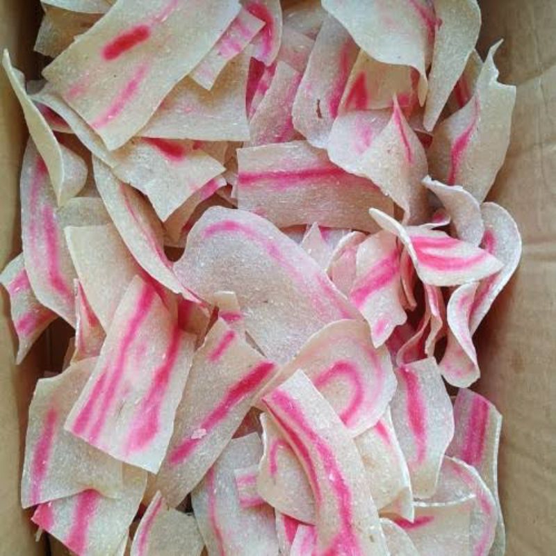 

KERUPUK SINGKONG mentah,raw cassava crackers KERUPUK JAWA 950g