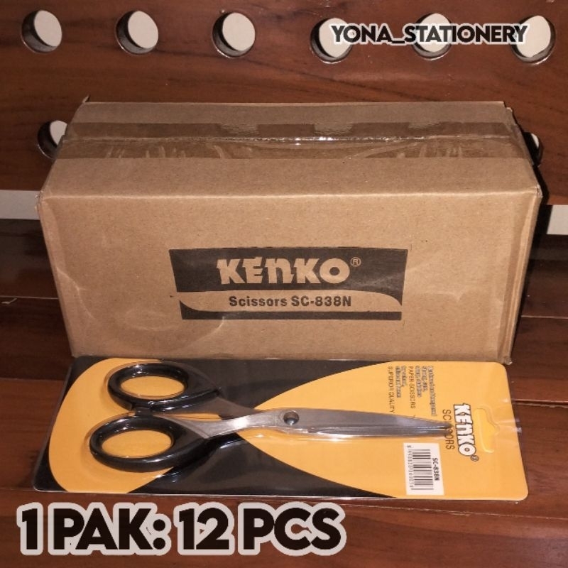 

Gunting Kertas Sedang Kenko SC-838N | 1 Pak: 12 Pcs