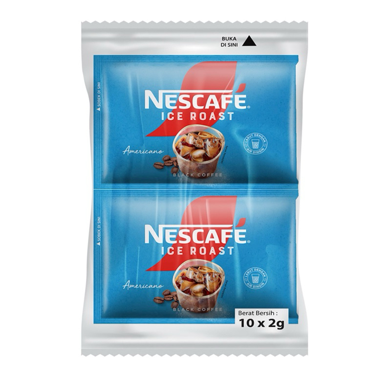 

Nescafe Ice Roast Kopi Instan Americano Bag 10 x 2 g