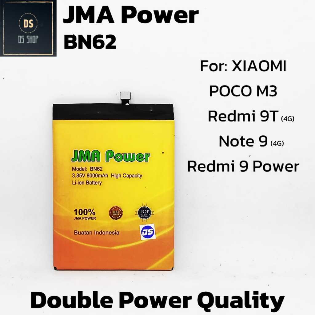 Baterai HP Xiaomi Poco M3 BN62 Xiomi Redmi 9T 4G BN 62 Original Redmi Note 9 4G / Redmi 9 Double Pow