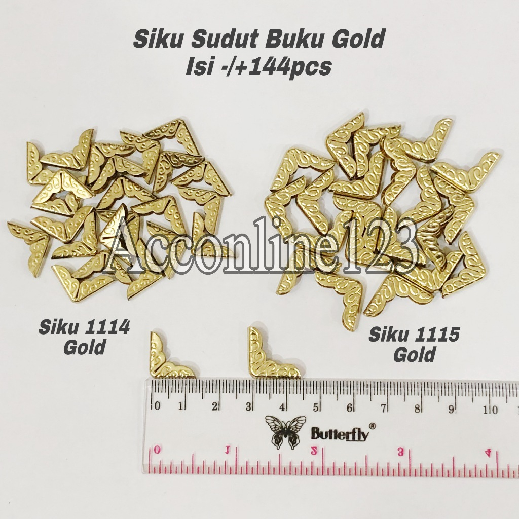 

Siku Sudut Buku / Siku Agenda / Siku Buku Yasin / Siku Album Gold Isi -/+144pcs