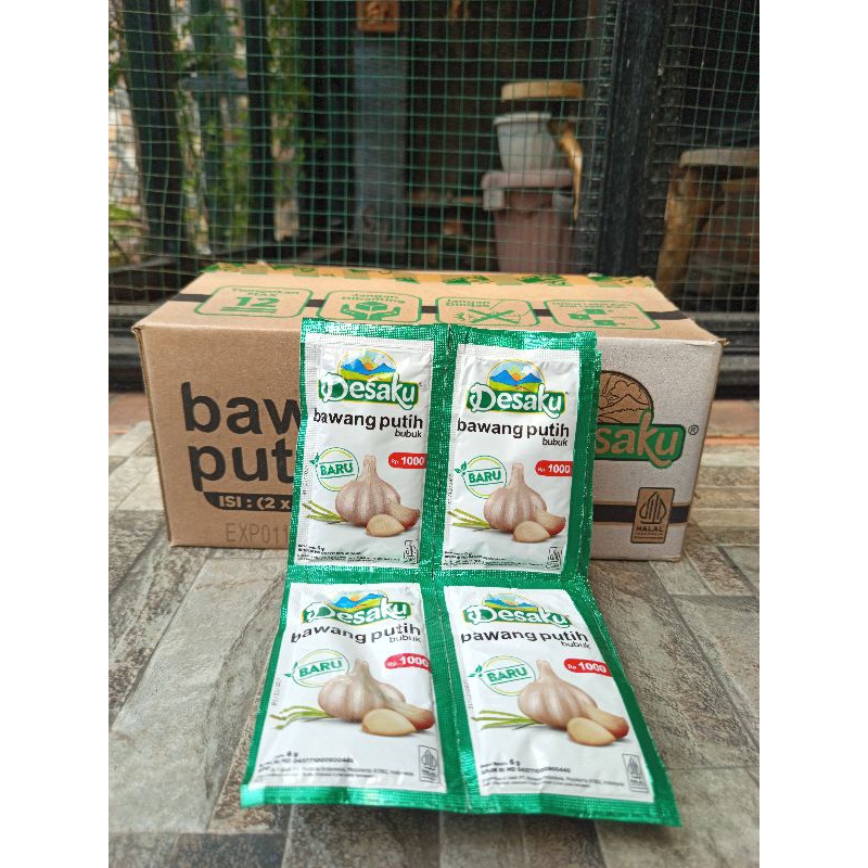 

Desaku Bawang Putih Bubuk 6g 1 Bag = 12 Sachet -sembakotamara
