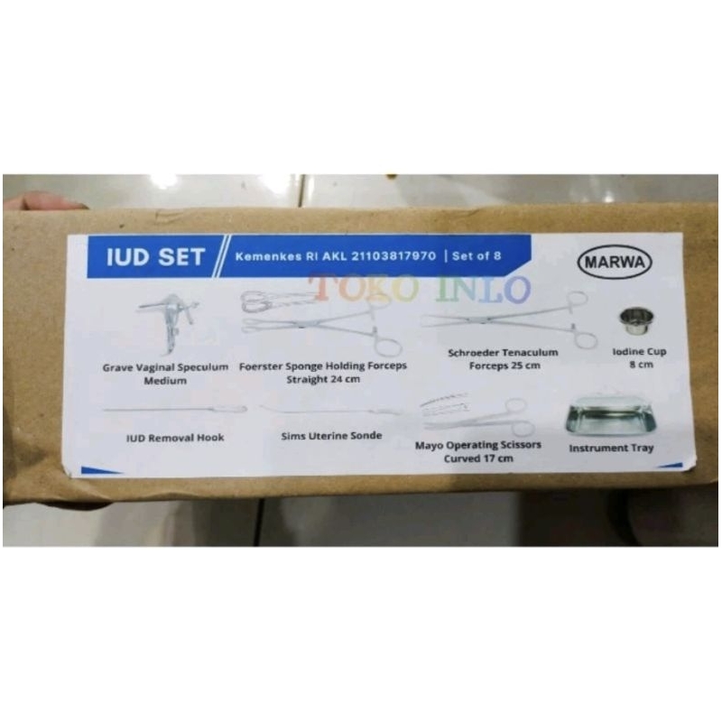 Set IUD Kit Marwa/IUD Kit/Alat Pemasangan IUD/IUD Set