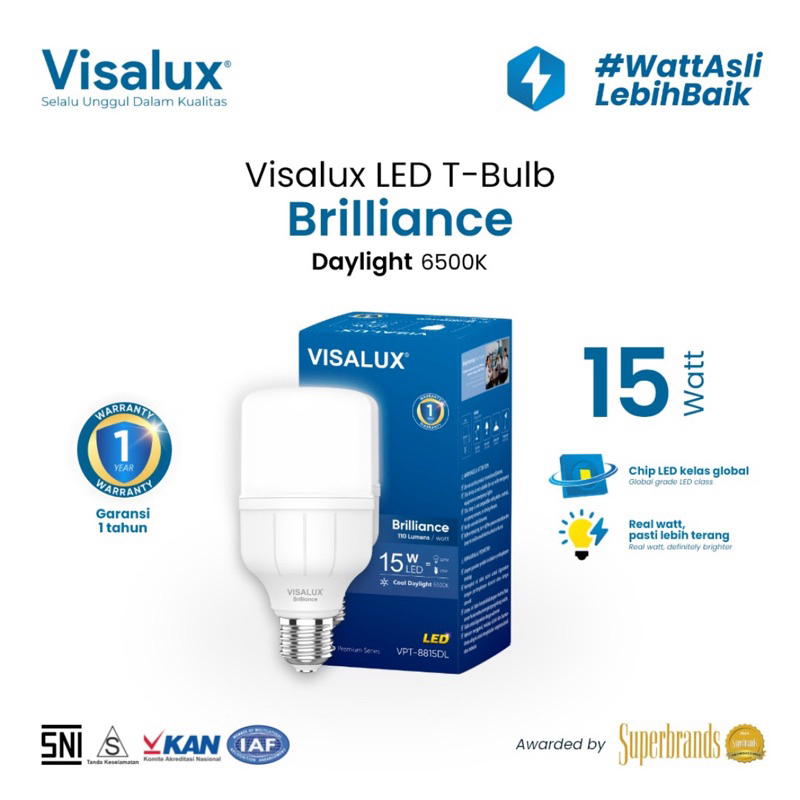 VISALUX LED T-Bulb 15w