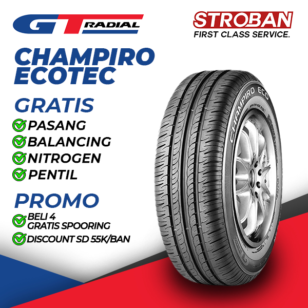 BAN GT RADIAL CHAMPIRO ECOTEC 165/80 R13