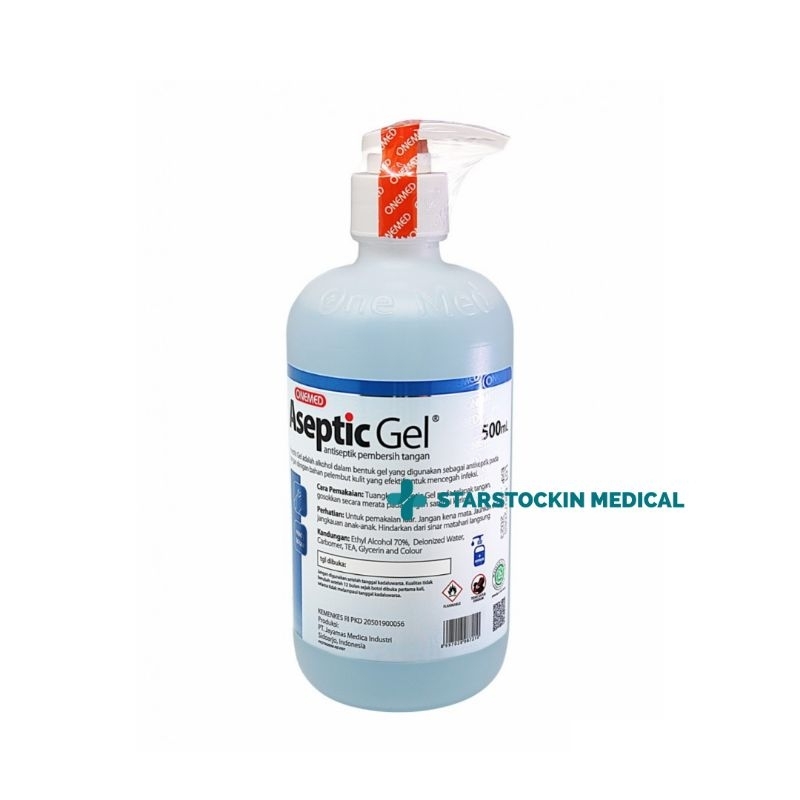Aseptic Gel Hand Sanitizer Onemed 500 ml