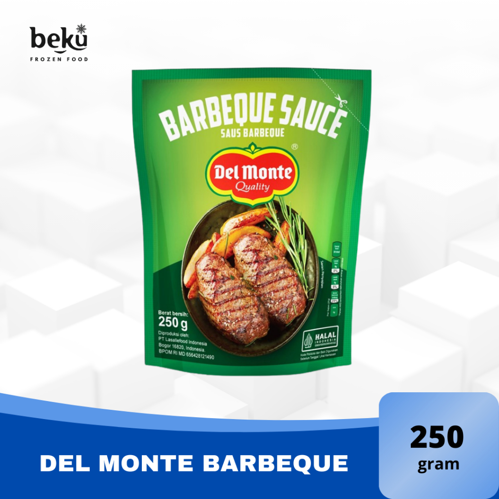 

[SOLO, JATENG] DEL MONTE BARBEQUE SAUCE - DEL MONTE SAUS BBQ (250g)
