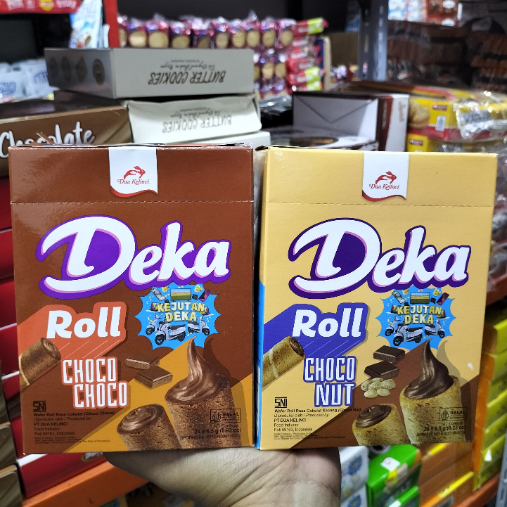 

Deka Wafer Roll (1 pack isi 24 pcs) | Wafer Stick Deka | Wafer Roll / Deka Wafer Roll/DK Roll Wafer