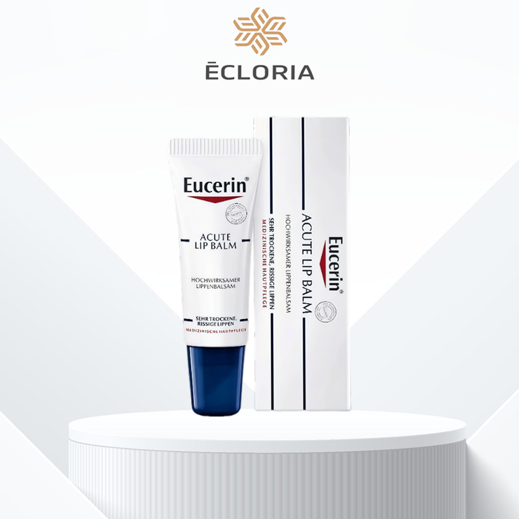Eucerin Dry Skin Calming Lips Balm 10ml, Eucerin Official Store, Lip Balm Eucerin, Lip Balm Eucerin 