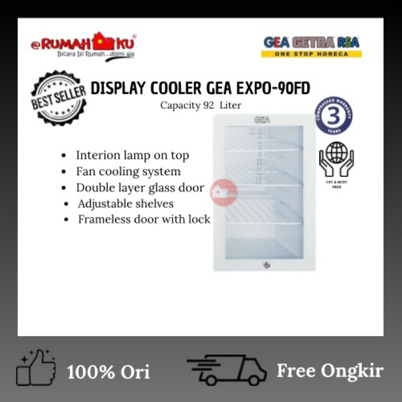 GEA SHOWCASE EXPO-90FD/SHOWCASE KAPASITAS 92L/SHOWCASE GEA