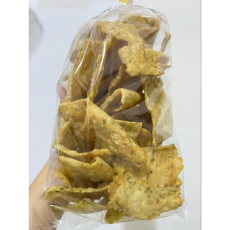 

Pangsit keripik bawang
