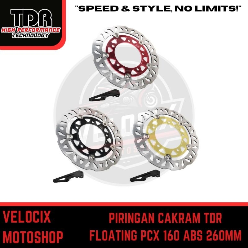 PIRINGAN CAKRAM TDR FLOATING PCX 160 ABS 260MM
