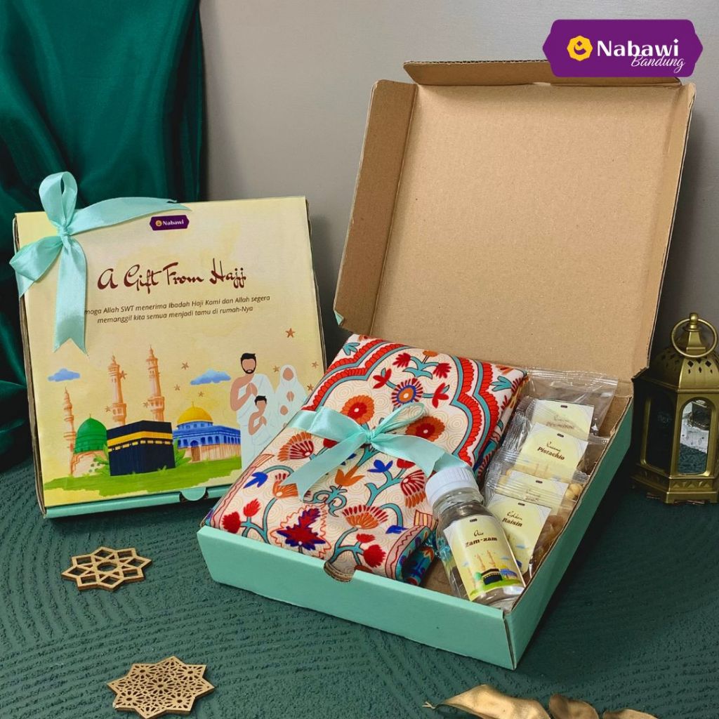 

Hampers Mecca 6in1 Sajadah Makanan Khas Arab Souvenir Oleh Oleh Haji dan Umroh Nabawi Bandung