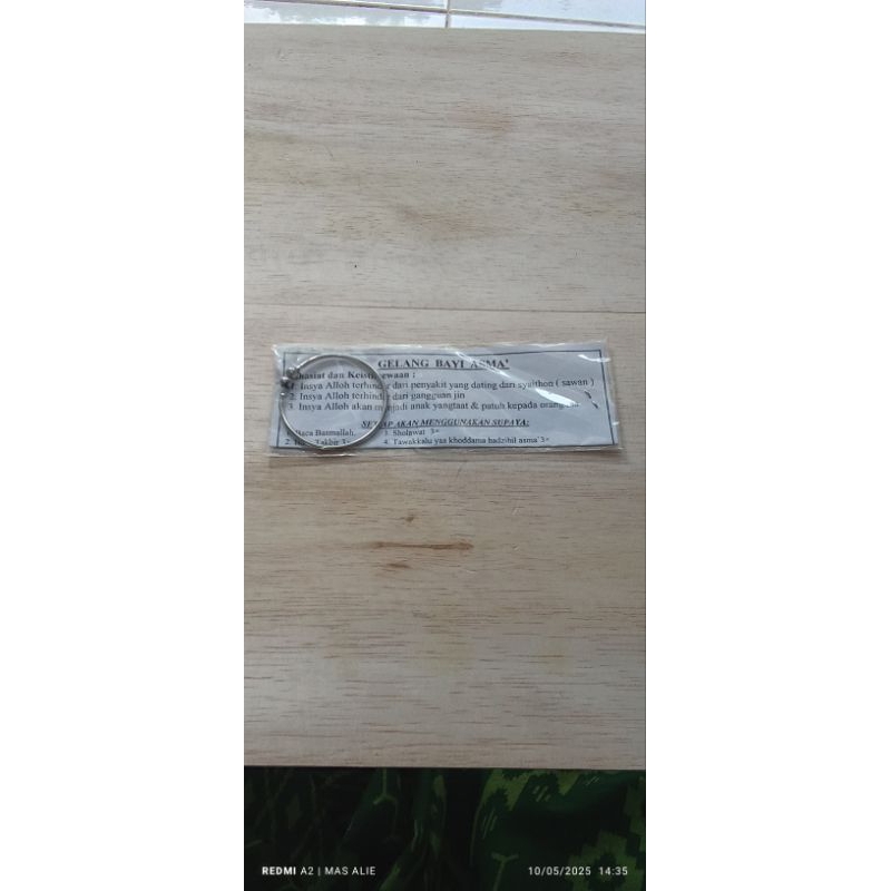 gelang bayi monel YPP Darussalam tegal rejo Tanggulangin kejayan Pasuruan/pusat jawahirul ma'ani