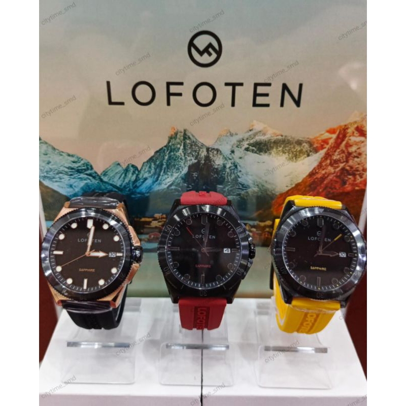 (Maju Jaya Arloji) LOFOTEN-WATCHES, SAPPHIRE, SILICONE-STRAP, ORIGINAL