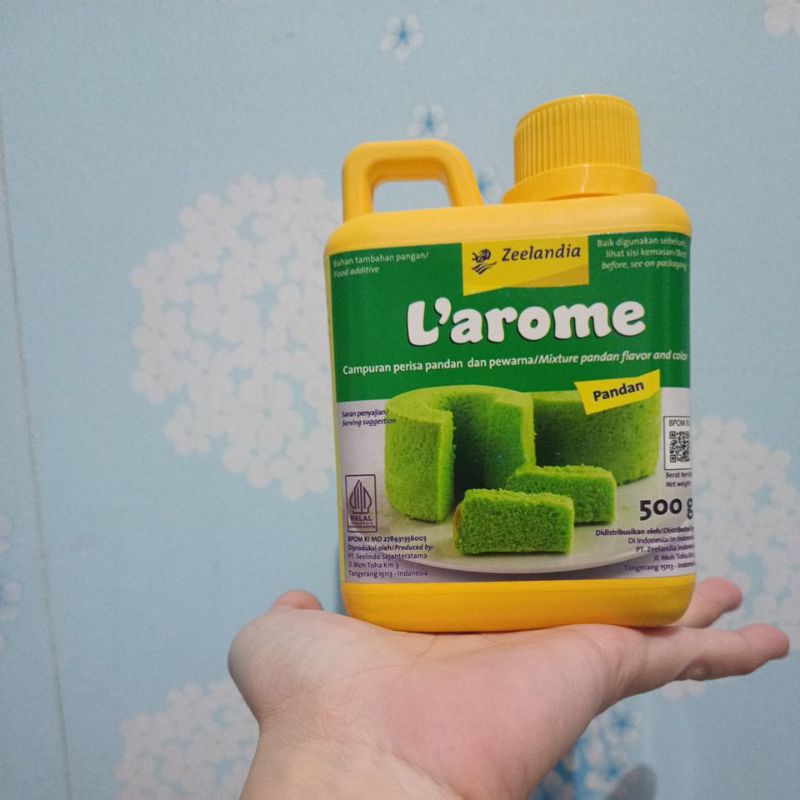 

larome pandan pasta 500g pewarna dan perasa pandan