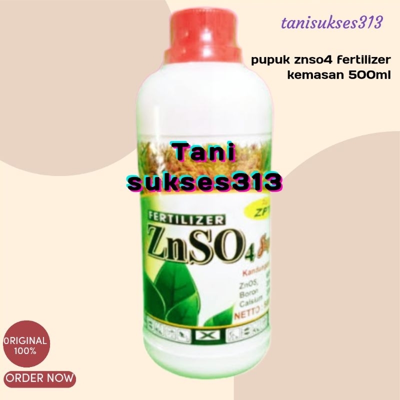 pupuk fertilizer znso4 plus zpt cair / zn / zink sulphate