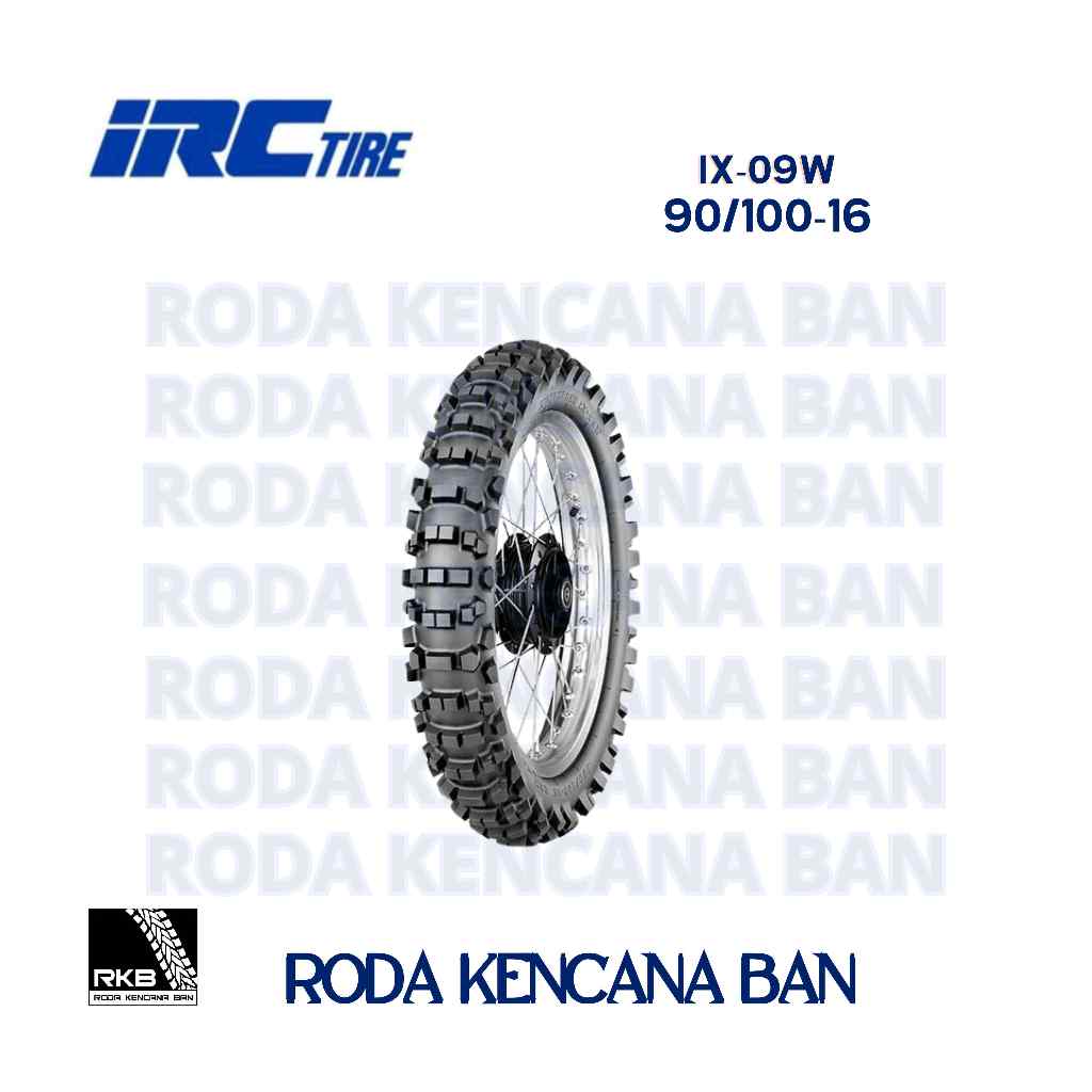 Ban Motor IRC IX09W size 90/100 R16- Tubetype Ban Belakang  KLX 230, KLX 150 BF, CRF 150L, WR155R, V