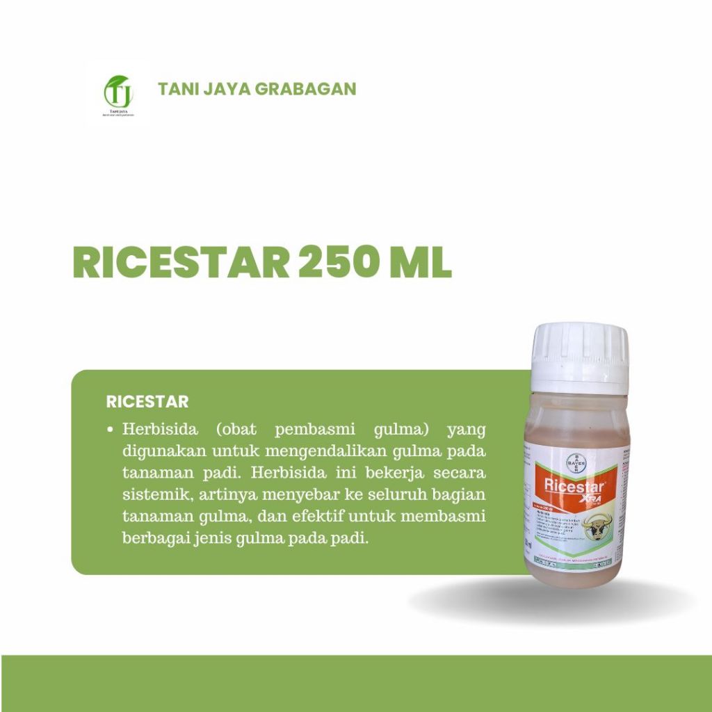 HERBISIDA SELEKTIF RICESTAR 250ML