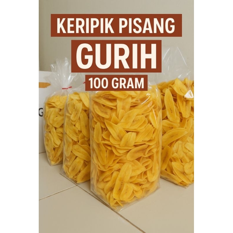 

Keripik Pisang Gurih Renyah 100 Gram - Camilan Tradisional Lezat