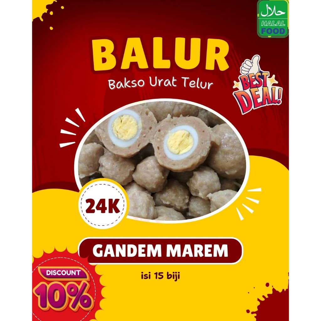 

Bakso Telur Daging Ayam 15 Biji – Homemade, Halal, Siap Masak