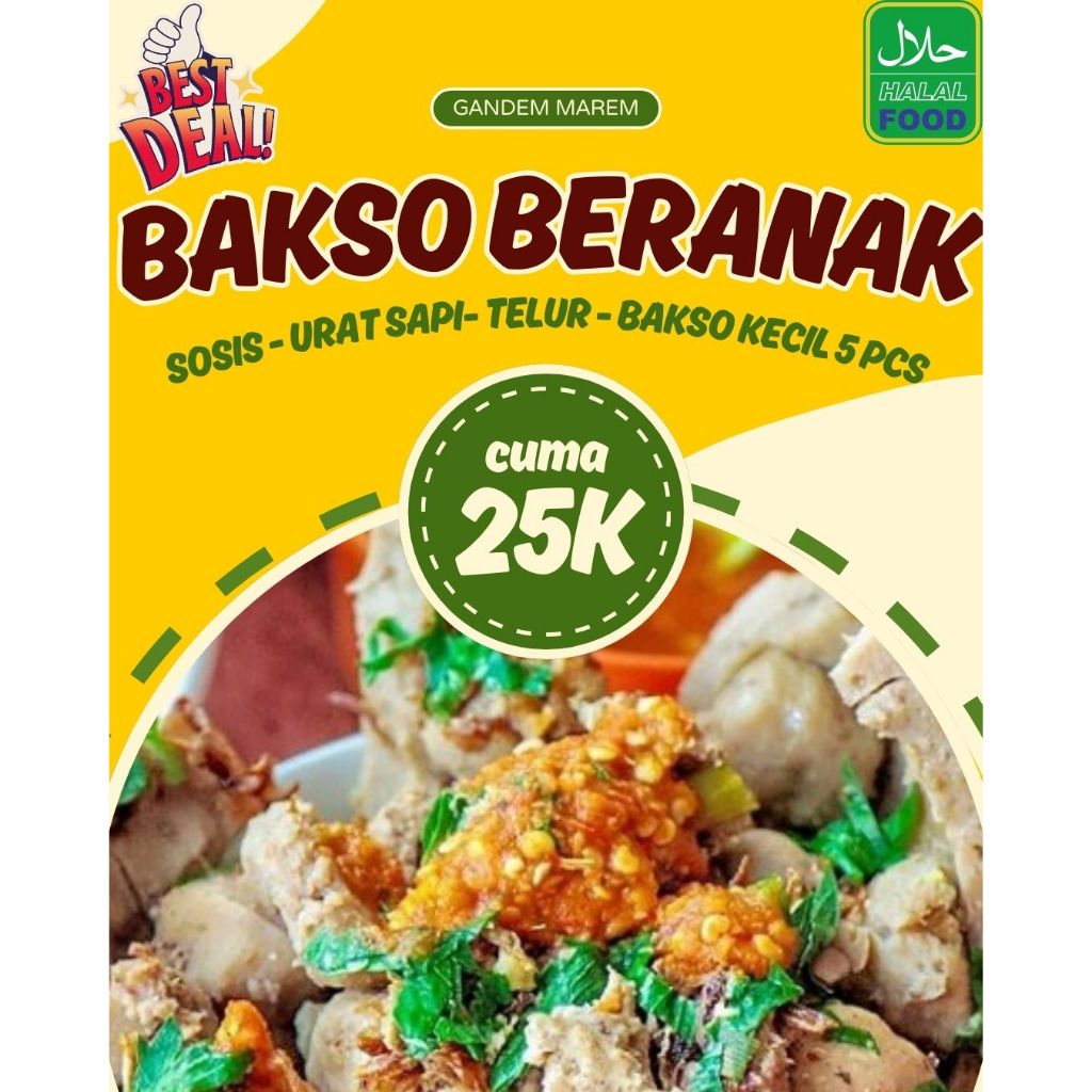 

Bakso Beranak Sapi Premium – Bakso Jumbo Isi Telur & Bakso Kecil
