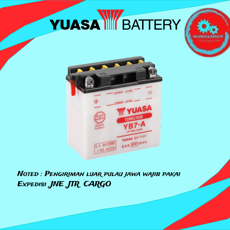 Aki Yuasa YB7-A Basah Motor Suzuki Thunder125