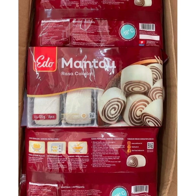 

Mantou Coklat Edo
