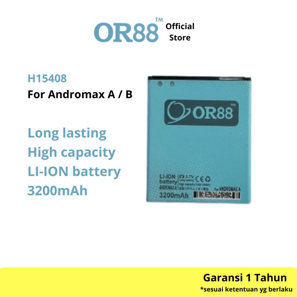 OR88 baterai batre battery double power andromax A / andromax B / A16C3H  / A26C4H /  H15408